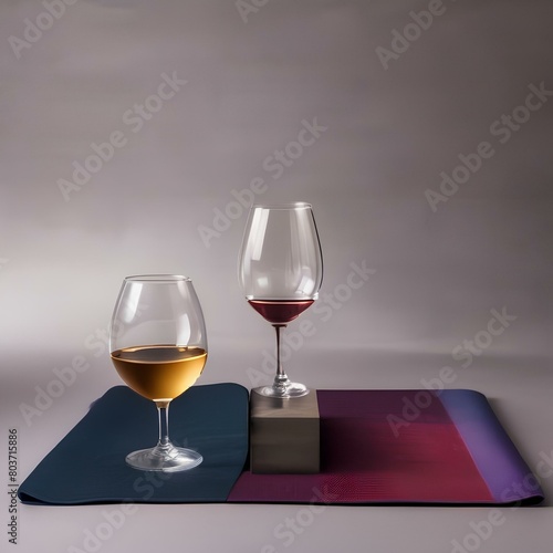 Mix of wine glass holder for yoga mat splashes with yoga mat wine glass holder2 photo