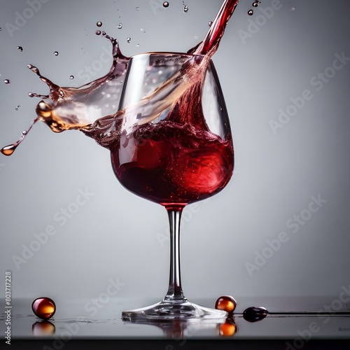 Mix of wine glass stem cleaner splashes with wine glass brush1 photo