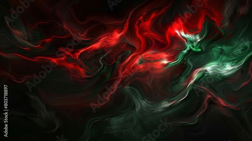 abstract background, reg and smoke