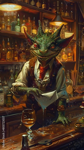 Kobold Bartender on Bar photo