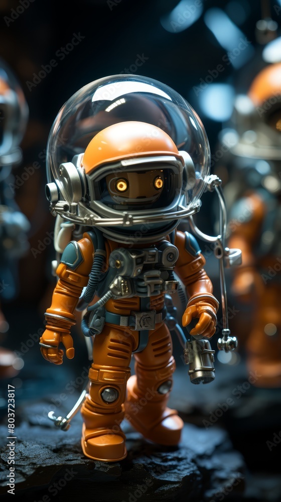 astronaut helmet charms, on a space shuttle blue print, with small astronaut figures astronaut helmet charms, on a space shuttle blue print, with small astronaut figures