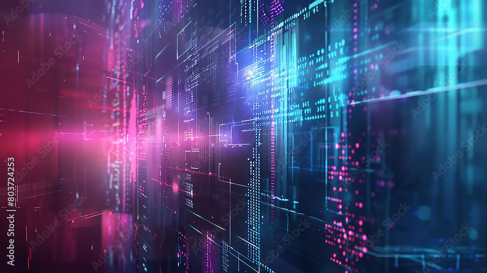 abstract background with code abstract background with code