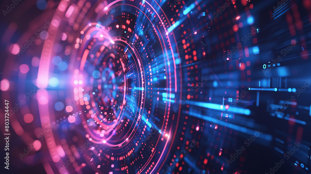 Businessman in blue suit working with digital vurtual screen. Digital transformation conceptual for next generation technology. IT consultant presenting tag cloud about information technology.