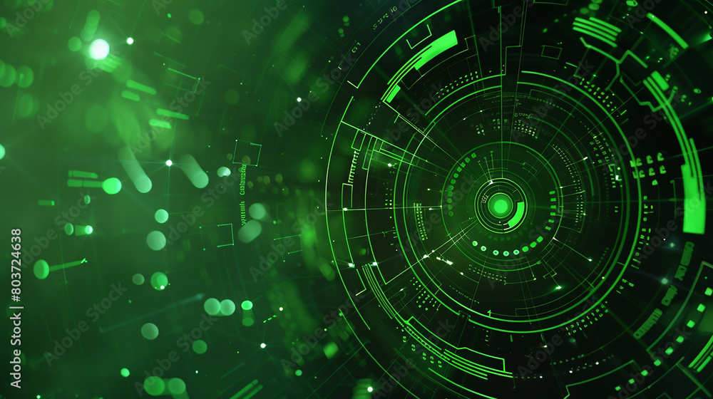 abstract green digital technology background. abstract green digital technology background.