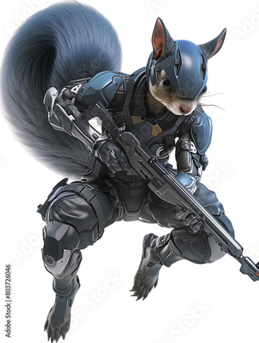 Cyborg  Squirrel Soldier © Hungarian