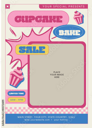 Cupcake Bake Sale Flyer