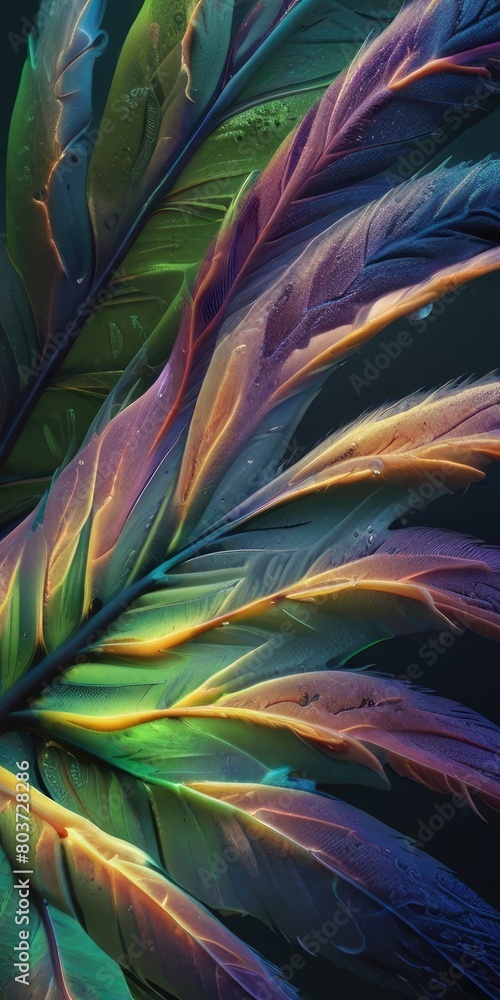 colorful feathers background colorful feathers background