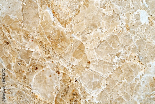 Detailed texture of natural beige marble stone
