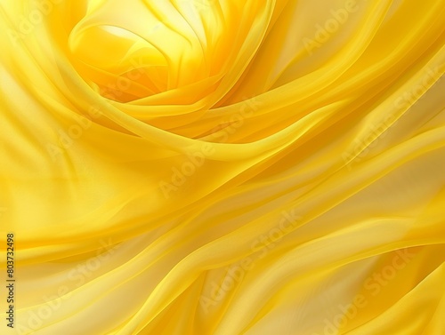 Vibrant yellow rose petals