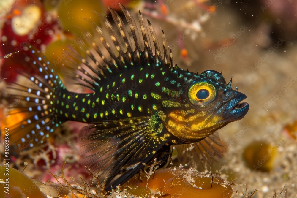 Vibrant Tropical Fish with Intricate Patterns Vibrant Tropical Fish with Intricate Patterns
