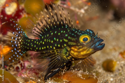 Vibrant Tropical Fish with Intricate Patterns