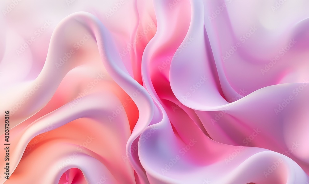 Fototapeta premium Soft and Vibrant Floral Petals