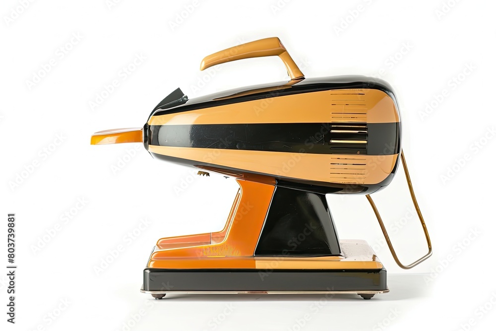 Retro Garment steamer Isolated on white Retro Garment steamer Isolated on white