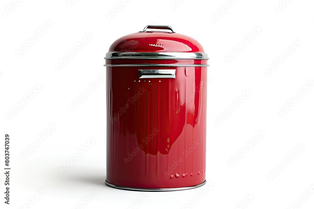 Retro Lint bin Isolated on white Retro Lint bin Isolated on white