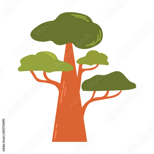 Eucaluptus tree icon clipart avatar logotype isolated vector illustration