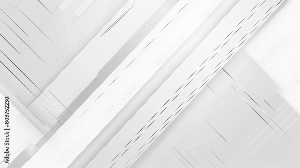 Abstract white background with diagonal lines and an arrow shape, modern design for presentation or social media banner Abstract white background with diagonal lines and an arrow shape, modern design for presentation or social media banner