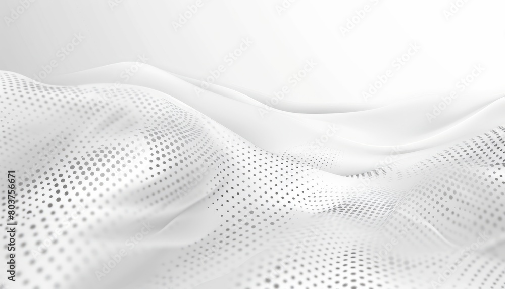 Abstract white wave dots light background Abstract white wave dots light background