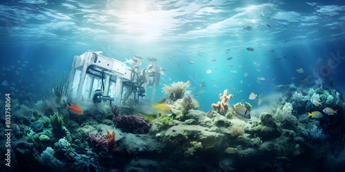 Mysterious underwater kingdom with underwater inhabitants and plants underwater discoveries enigmatic creatures 