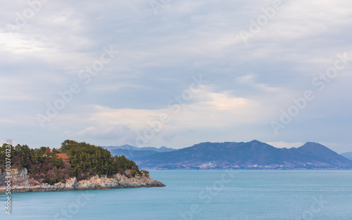 Seascape seen from the southern coast of Korea. © two K