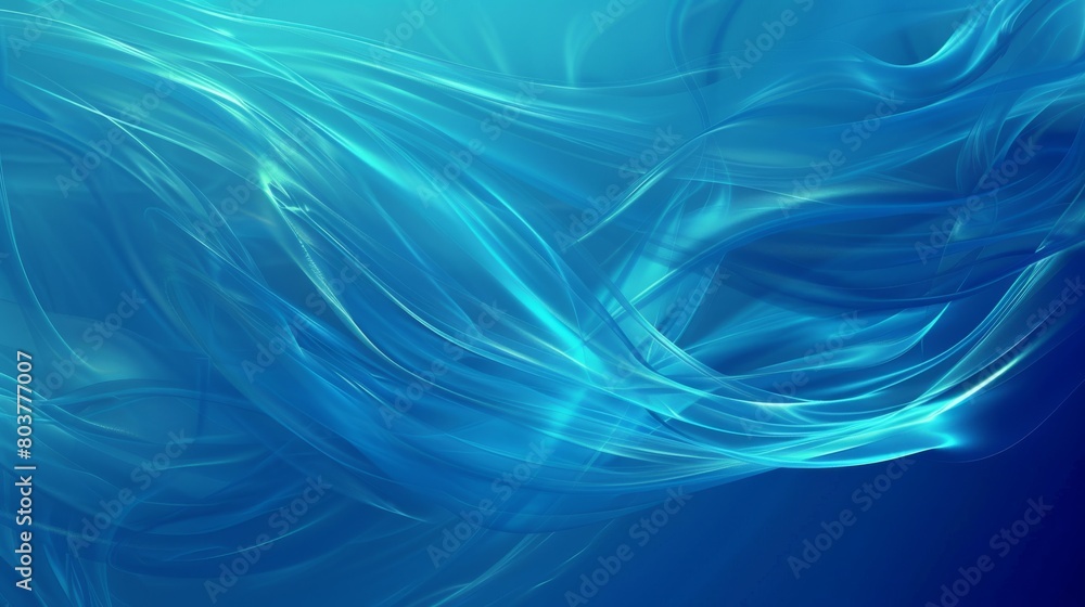 Naklejka premium Abstract blue waves, soft blue backround with water blue combination