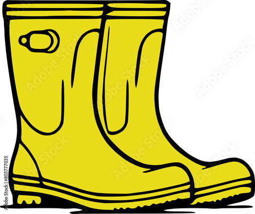 Rubber Rain Boots