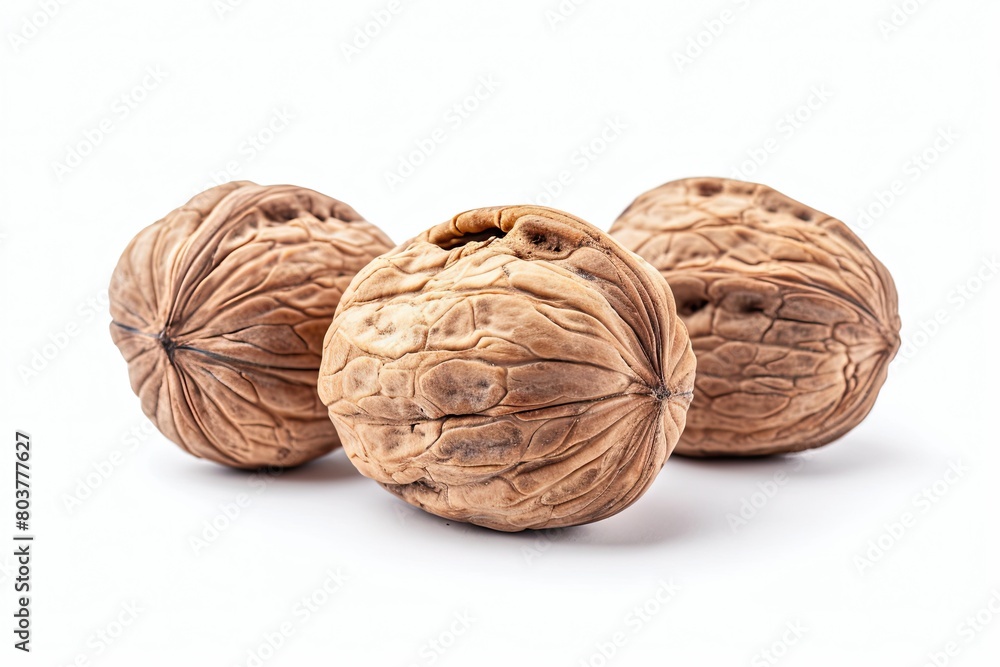 Walnuts isolated on white background Walnuts isolated on white background