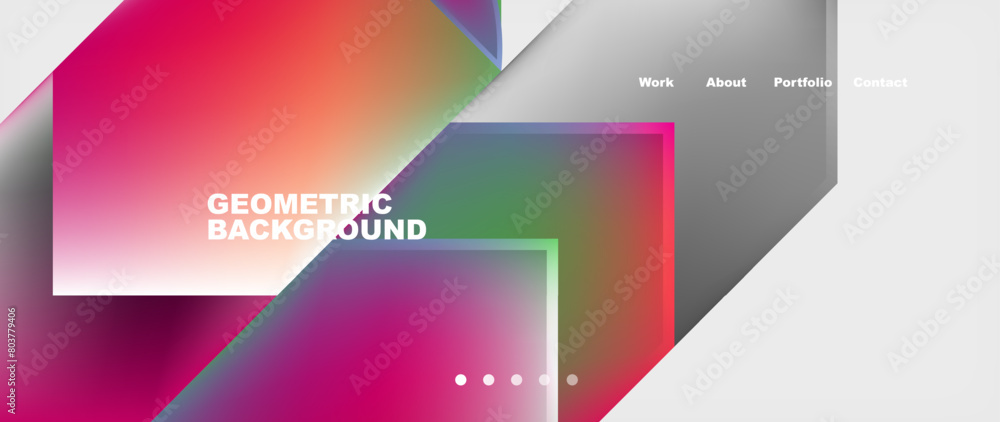 Abstract geometric shapes web design page. Vector Illustration For Wallpaper, Banner, Background, Card, Book Illustration, landing page Abstract geometric shapes web design page. Vector Illustration For Wallpaper, Banner, Background, Card, Book Illustration, landing page