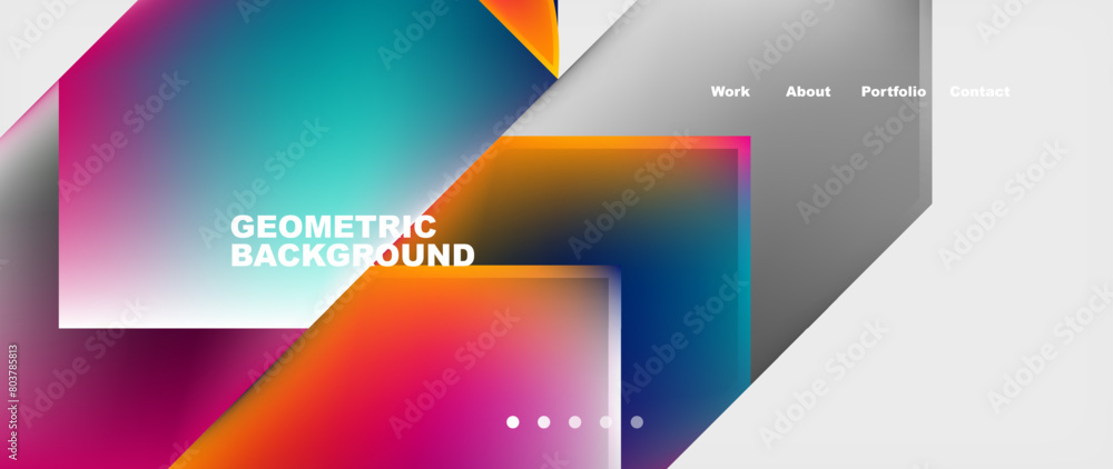 Vibrant geometric shapes in electric blue and magenta on a white background, creating a colorful abstract pattern. Perfect for electronic device graphics and display designs Vibrant geometric shapes in electric blue and magenta on a white background, creating a colorful abstract pattern. Perfect for electronic device graphics and display designs