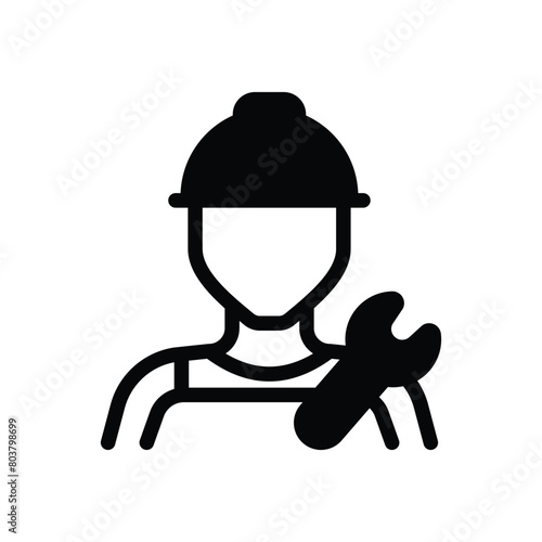 Plumber vector icon