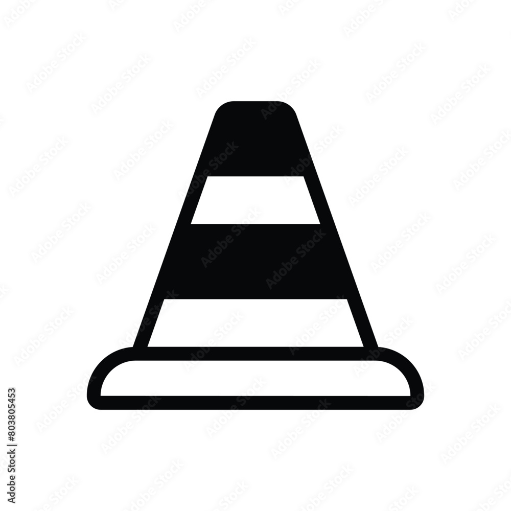 Cone vector icon Cone vector icon
