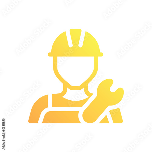 Plumber vector icon