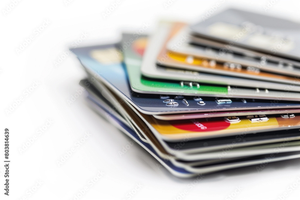 Cose-up of credit card on white background. Credit card payment for purchases, Online shopping, business financial and banking concept. Cose-up of credit card on white background. Credit card payment for purchases, Online shopping, business financial and banking concept.