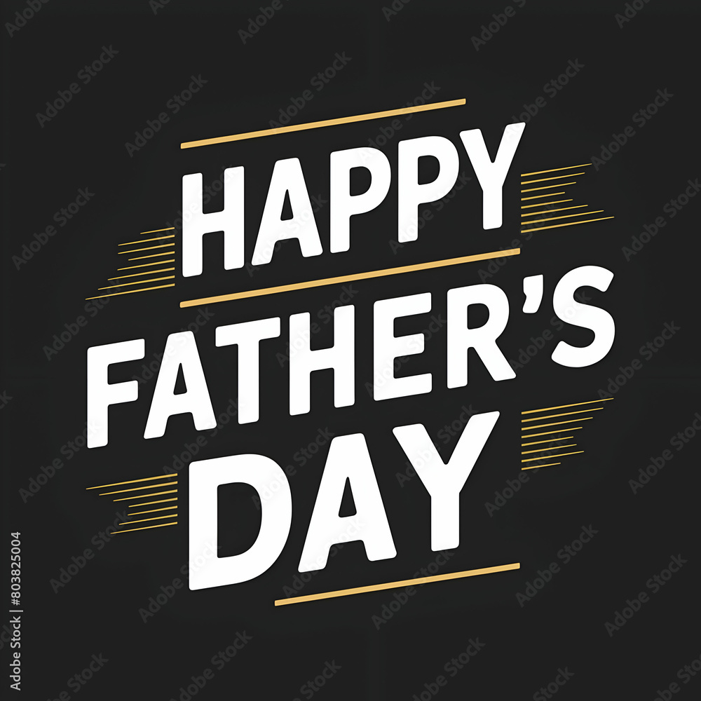 Obraz premium happy father's day