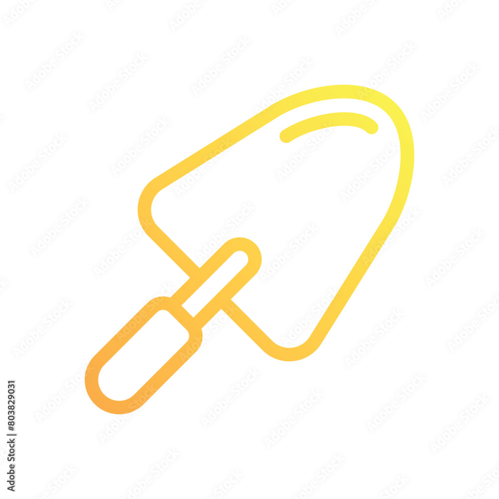 Trowel vector icon Trowel vector icon