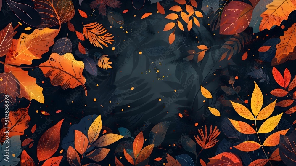 AUTUM CONCEPT ILLUSTRATION AUTUM CONCEPT ILLUSTRATION