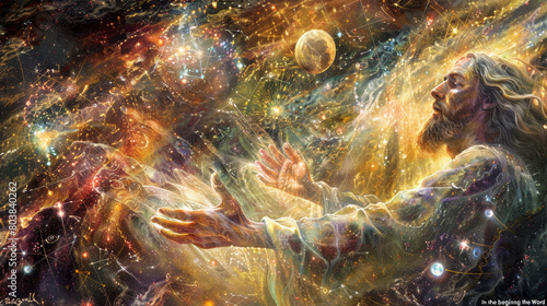 A celestial depiction of the Logos, 