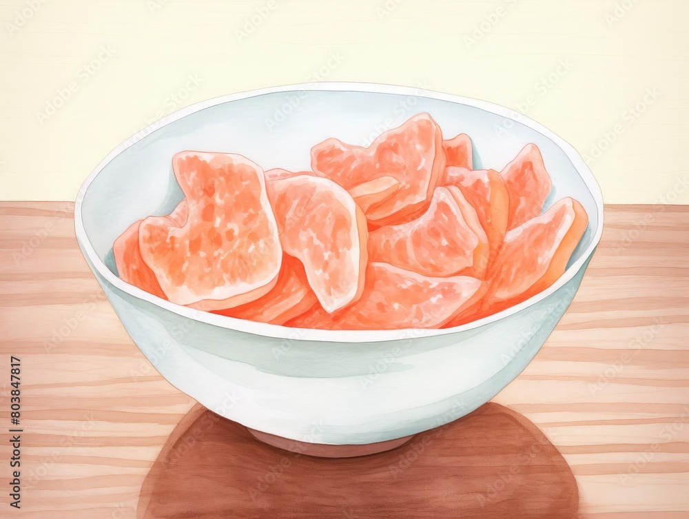 tangy grapefruit segments in a breakfast bowl tangy grapefruit segments in a breakfast bowl
