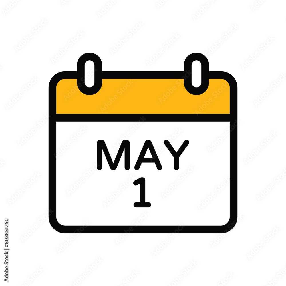 1 may vector icon 1 may vector icon