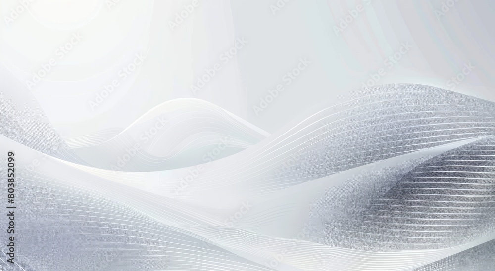 White background with soft lines and curves, creating an elegant abstract design for presentation or corporate documents White background with soft lines and curves, creating an elegant abstract design for presentation or corporate documents