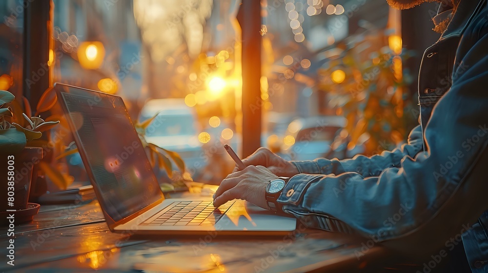 Approachable Work Environment: Serene and Focused with Soft Natural Lighting Approachable Work Environment: Serene and Focused with Soft Natural Lighting