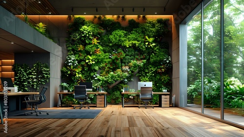 Green Workspace: Office Space with Natural Light