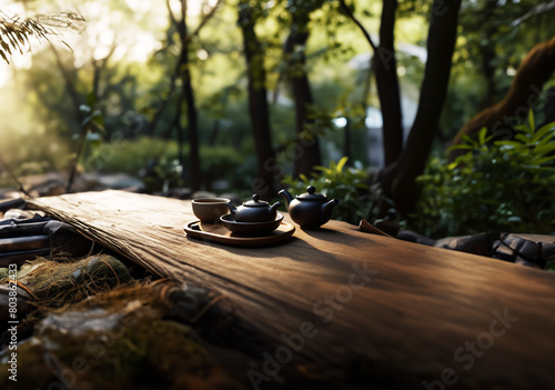 The art of Japanese tea ceremony, or chanoyu, has deep cultural significance and aesthetic beauty. photo