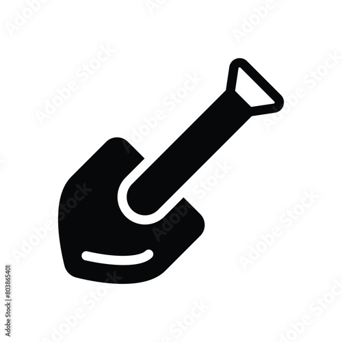 Shovel vector icon