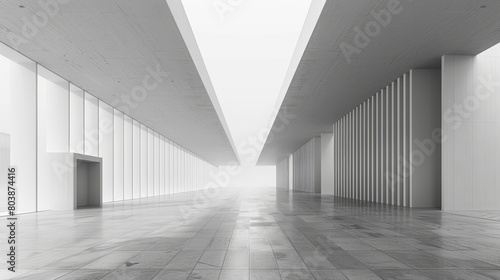 Minimalist Architecture Spatial Composition  3D compositions highlighting the spatial qualities of minimalist architecture