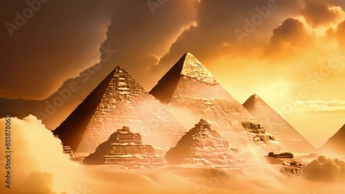 video piramidz of giza, Mesir photo