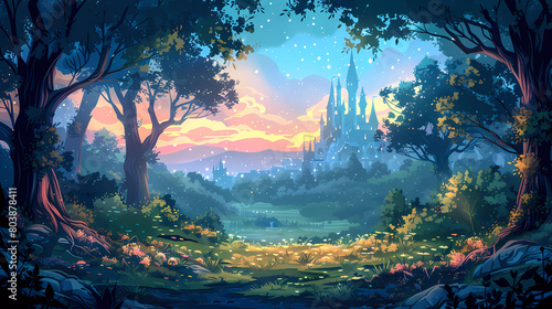Twilight Serenity in a Fantasy Kingdom