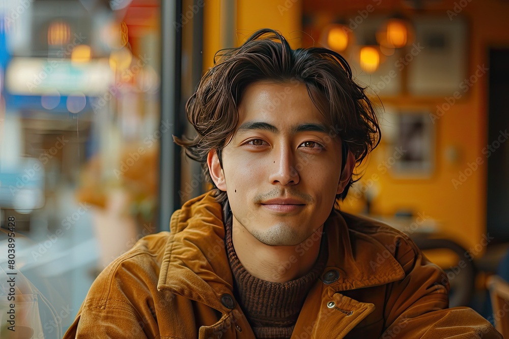 Portrait of young Asian man. Men's beauty concept. Men's cosmetics. Portrait of young Asian man. Men's beauty concept. Men's cosmetics.