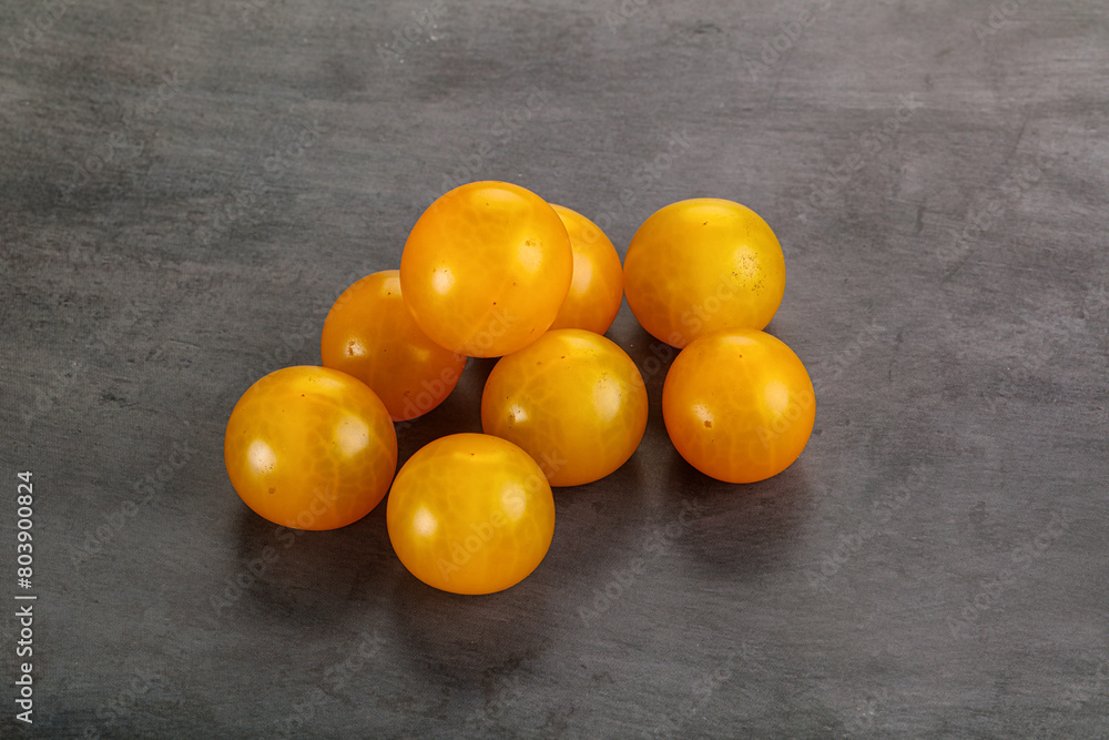 Ripe tasty yellow cherry tomato Ripe tasty yellow cherry tomato