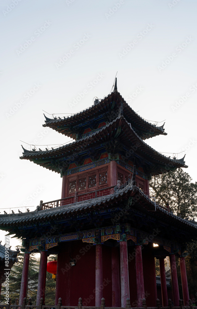 Pagoda of Fa Wang Temple,The Spring Festival of the the Year of the Loong in Dengfeng, Zhengzhou, Henan Province,China Pagoda of Fa Wang Temple,The Spring Festival of the the Year of the Loong in Dengfeng, Zhengzhou, Henan Province,China