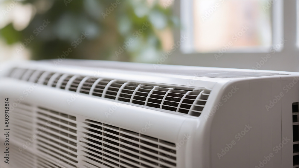 Air conditioner close up view Air conditioner close up view
